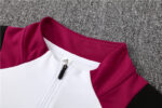 Conjunto de Buzo Manchester United Blanco 2024-2025 cuello