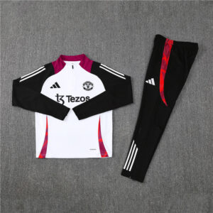Conjunto de Buzo Manchester United Blanco 2024-2025 post