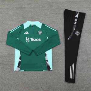 Conjunto de Buzo Manchester United Verde 2024-2025 post
