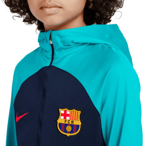 Conjunto de Buzo Niño FC Barcelona 2023-2024 cuello