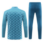 Conjunto de Buzo Olympique Masella Celeste 2024-2025 dorsal
