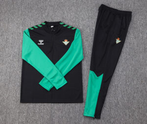 Conjunto de Buzo Real Betis Negro 2022 post