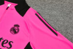 Conjunto de Buzo Real Madrid Rosa 2024-2025 manga