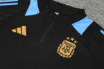 Chandal Seleccion Argentina Negro 2024-2025 cuello