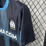 Camiseta Olympique Marsella Segunda Equipacion 2025-2026-hombro.