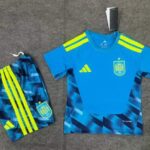 Conjunto Niño España Portero Azul Mundial 2026
