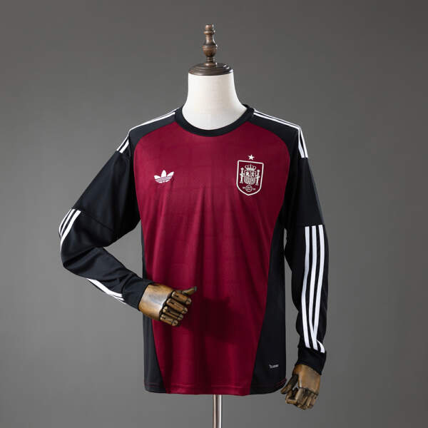 camiseta-españa-portero-rojo-manga-larga-2026 camiseta-españa-portero-rojo-manga-larga-2026