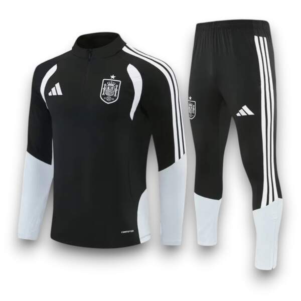 chandal-españa-entrenamiento-negro-cremallera-corta-2026 chandal-españa-entrenamiento-negro-cremallera-corta-2026