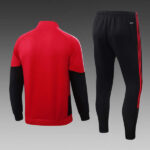 chandal-arsenal-cremallera-alta-rojo-negro-2026-2027-parte-trasera